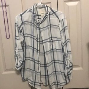 Plaid button up